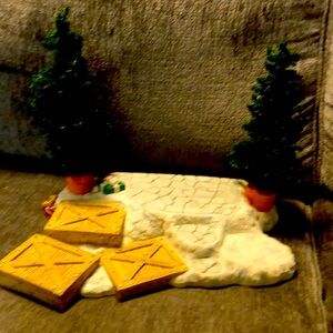 Cherished Teddies Santa’s workshop display